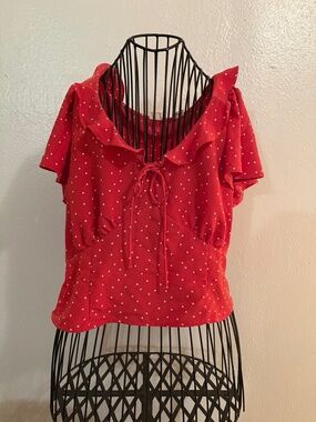 Red Levi’s blouse (Large)